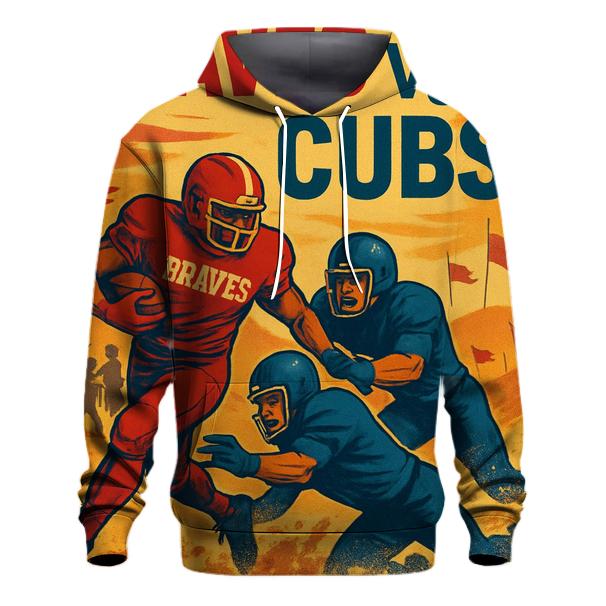 Desert Drumline Kickoff Braves Versus Cubs printed hoodies