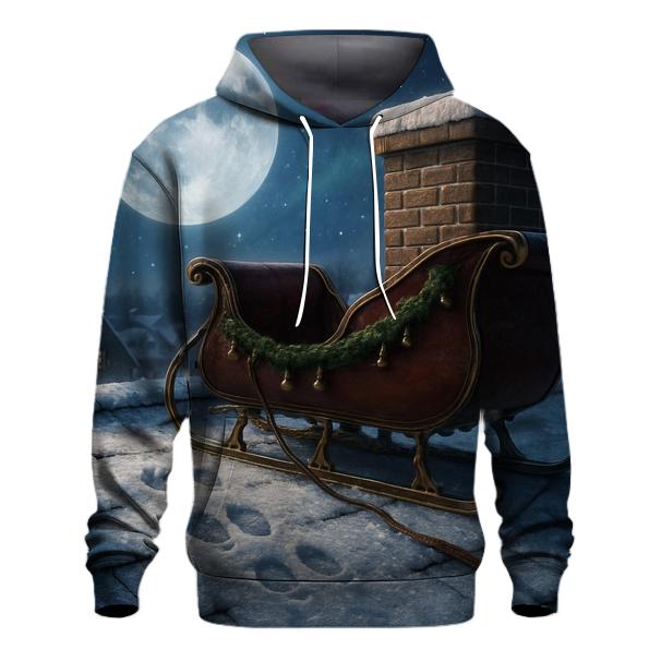 Midnight Sleigh Runners And Moonlit Rooftops hoodie styles