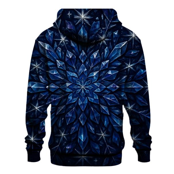 Midnight Crystal Bloom Lattice hoodie designs