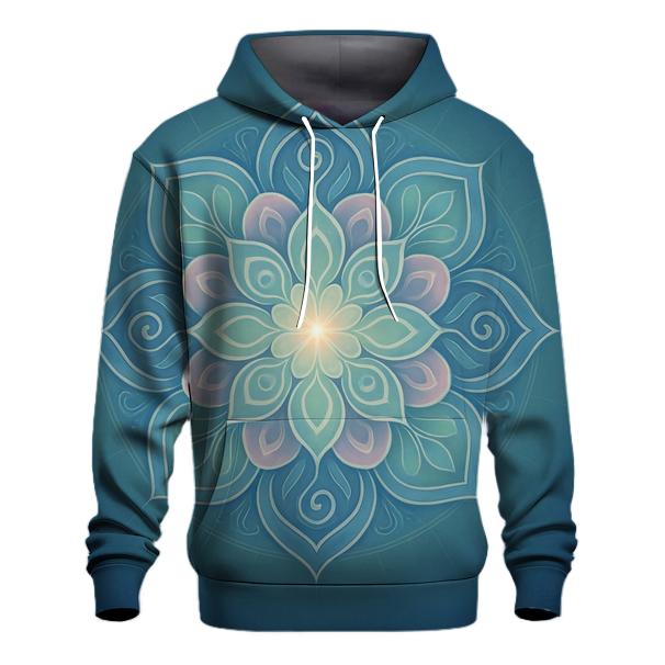 Aurora Breath Mandala printed hoodies