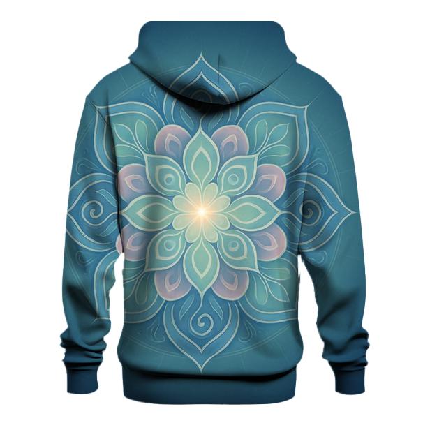 Aurora Breath Mandala printed hoodies