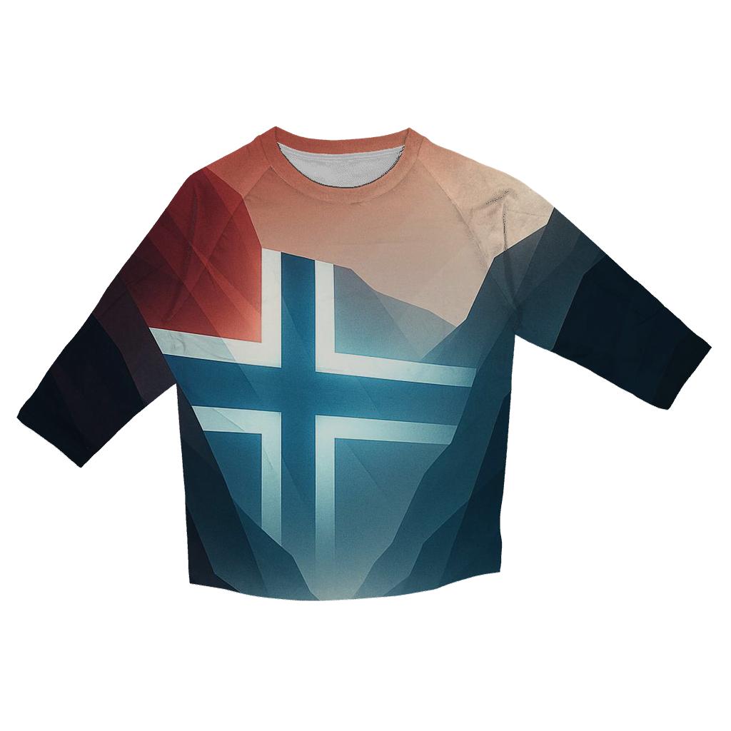 Norway Fjord Crosslight stylish quarter sleeve tops