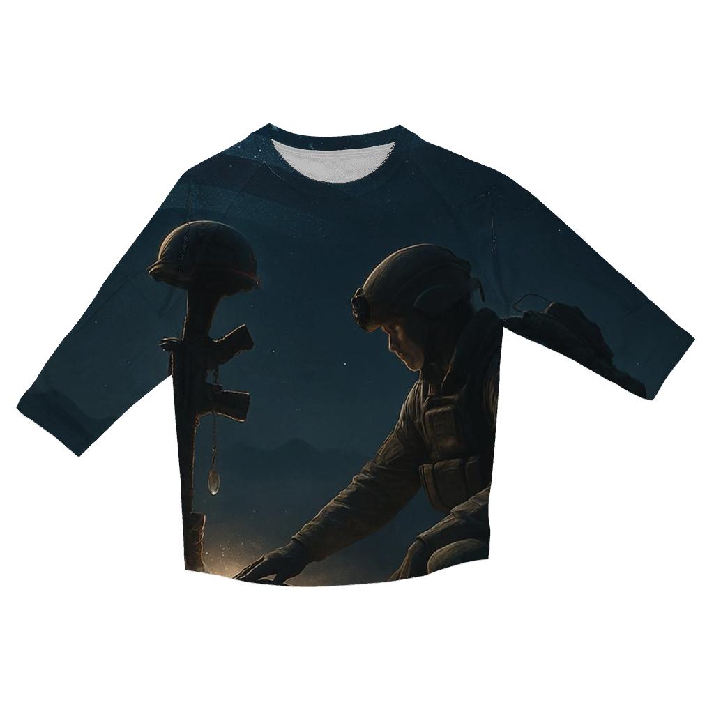 Desert Vigil Under The Stars stylish quarter sleeve tops