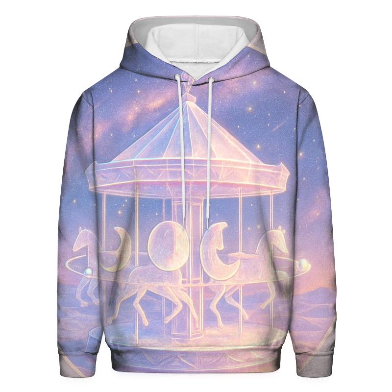 Moon Phase Carousel Over A Crystal Dune Sea hoodie styles