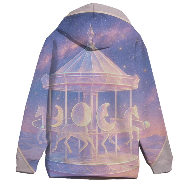 Moon Phase Carousel Over A Crystal Dune Sea hoodie styles