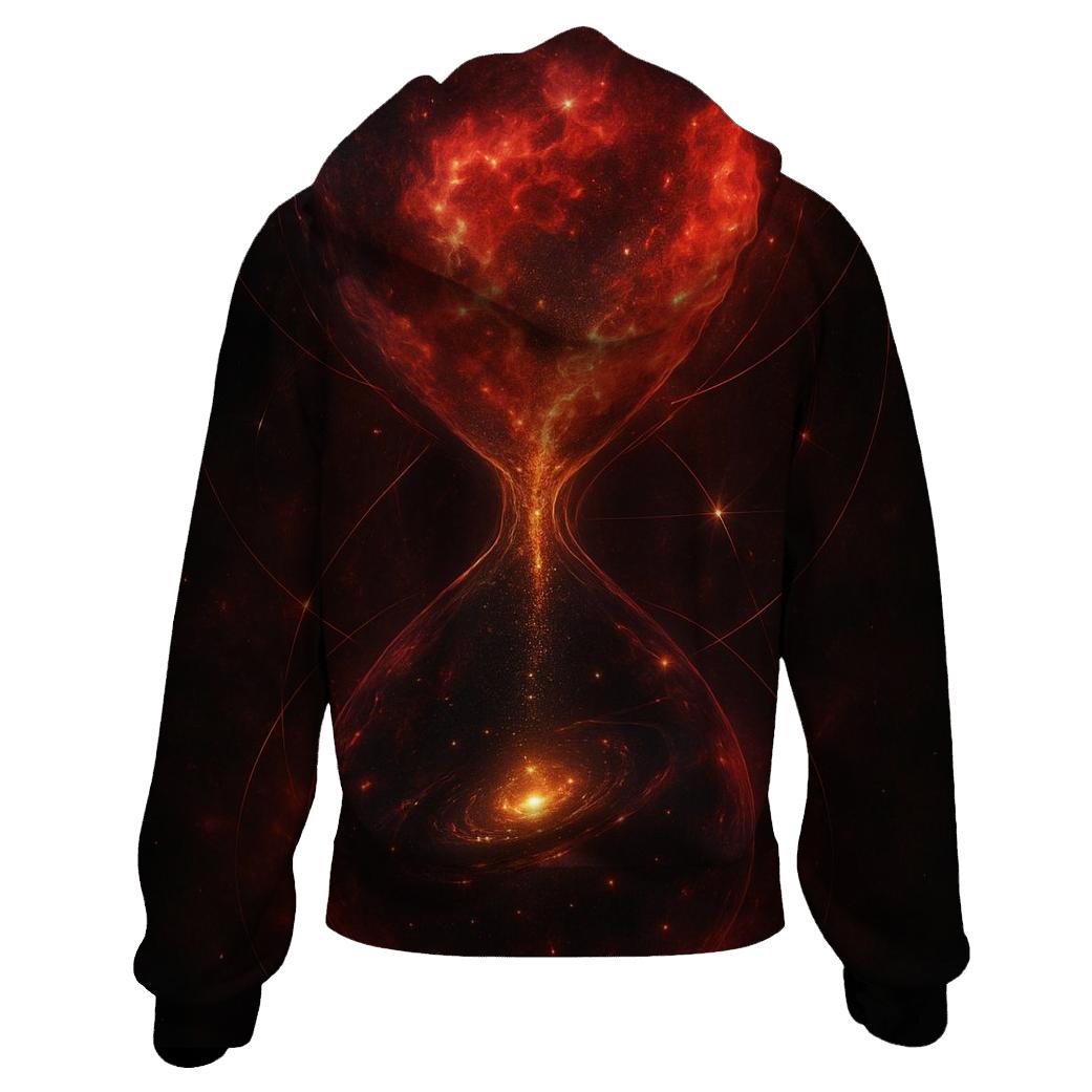 Time Dilation Hourglass Nebula pullover hoodies