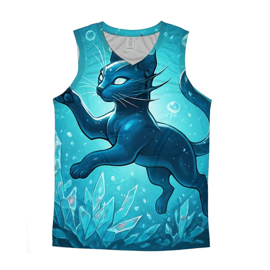 The Glass Reef Cat casual summer tank tops