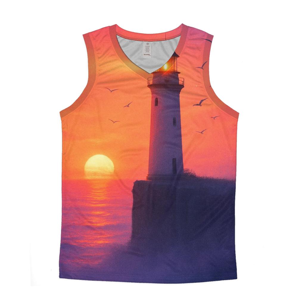 Aurora Ember Lighthouse trendy fitted tank tops