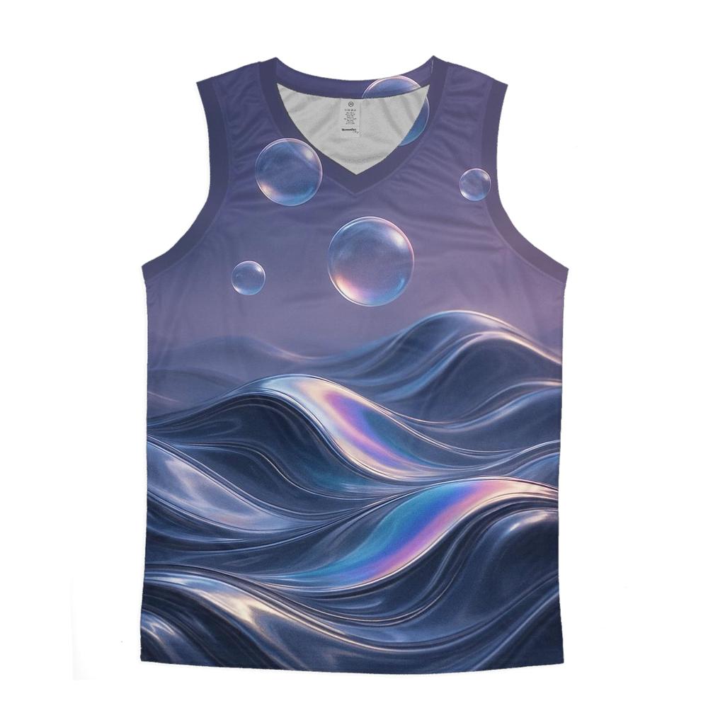 Horizon Of Melted Aurora cotton sleeveless tops