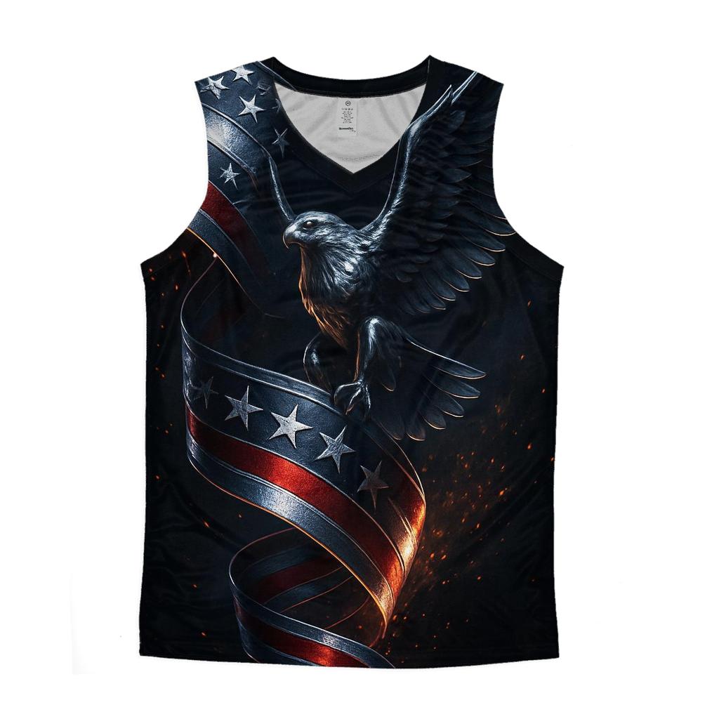 Neon Foundry Stars And Stripes sports performance tank tops