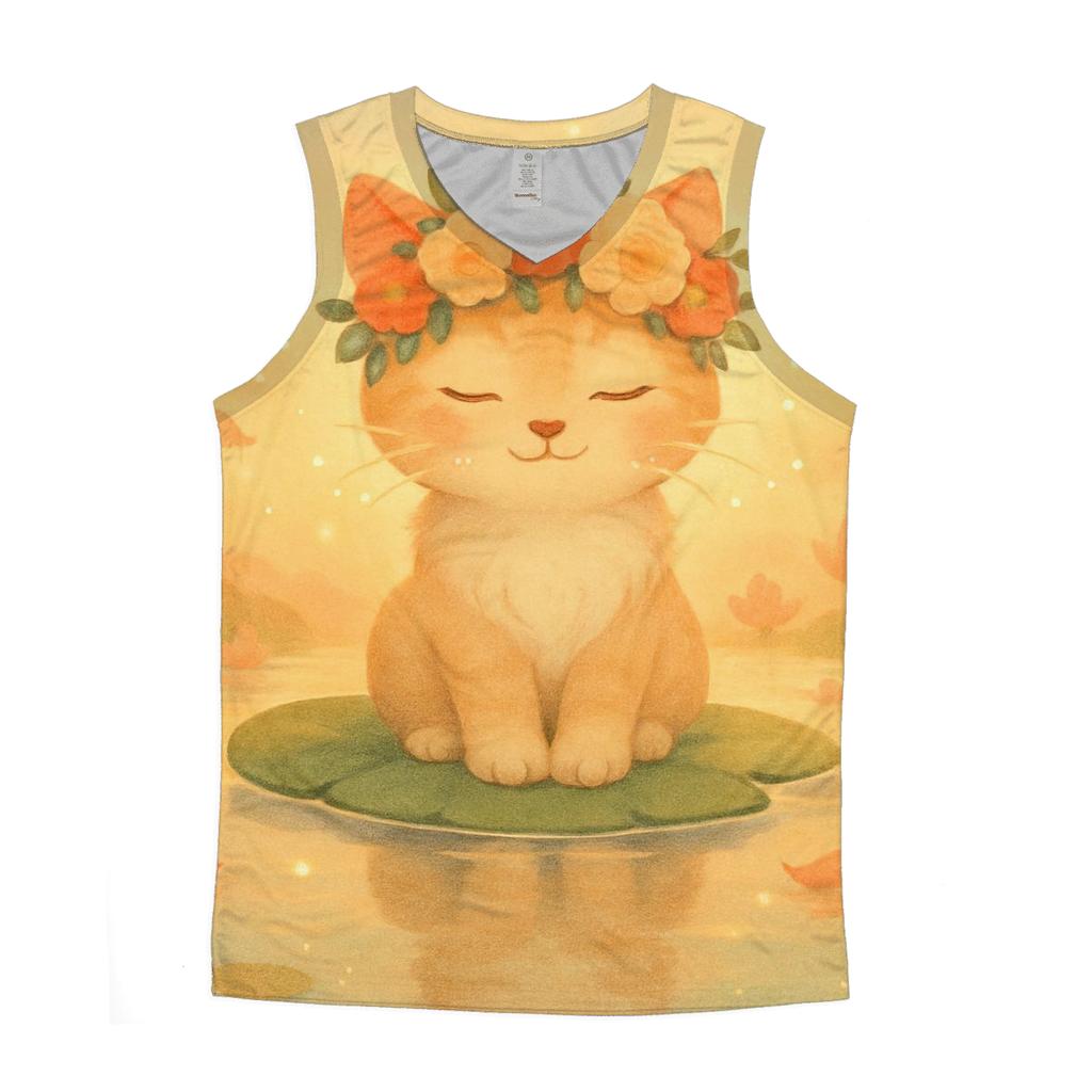 Sunrise Blossom Crown Dream Cat casual summer tank tops