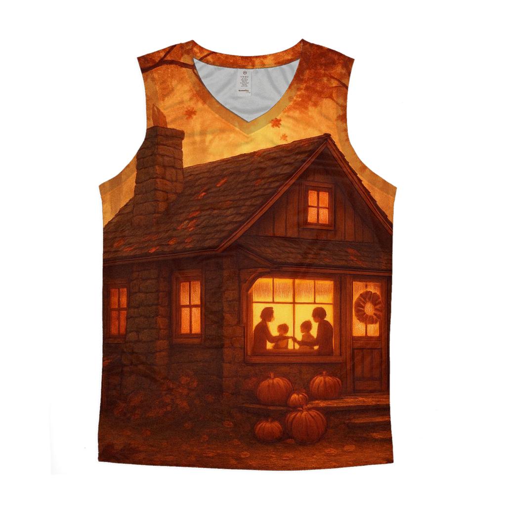 Maple Cabin Gratitude Glow custom tank tops