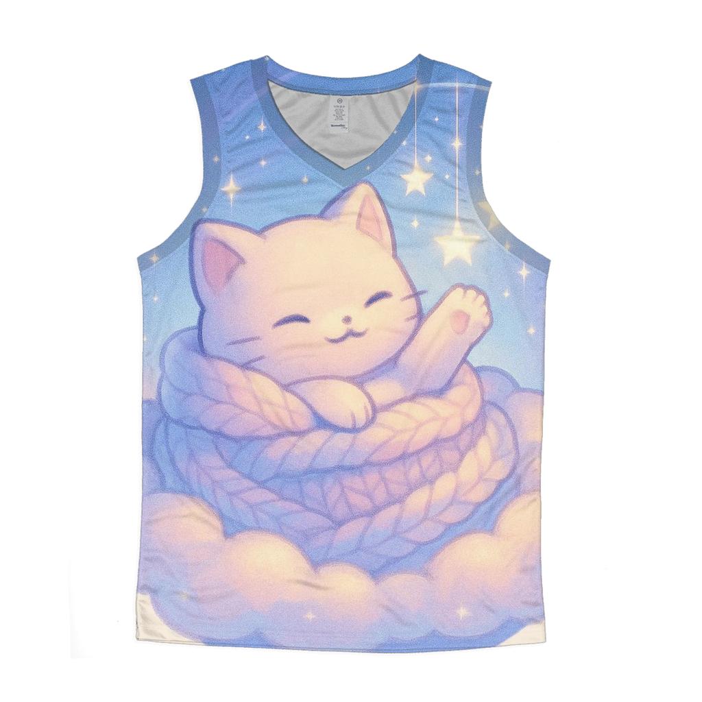 Starlit Blanket Nest Cloud Kitten sports performance tank tops