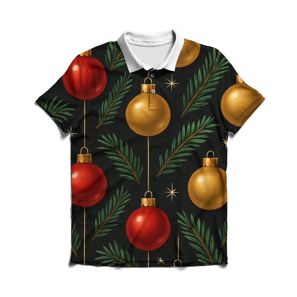 Midnight Ornament Constellation Tiles casual sports polo shirts