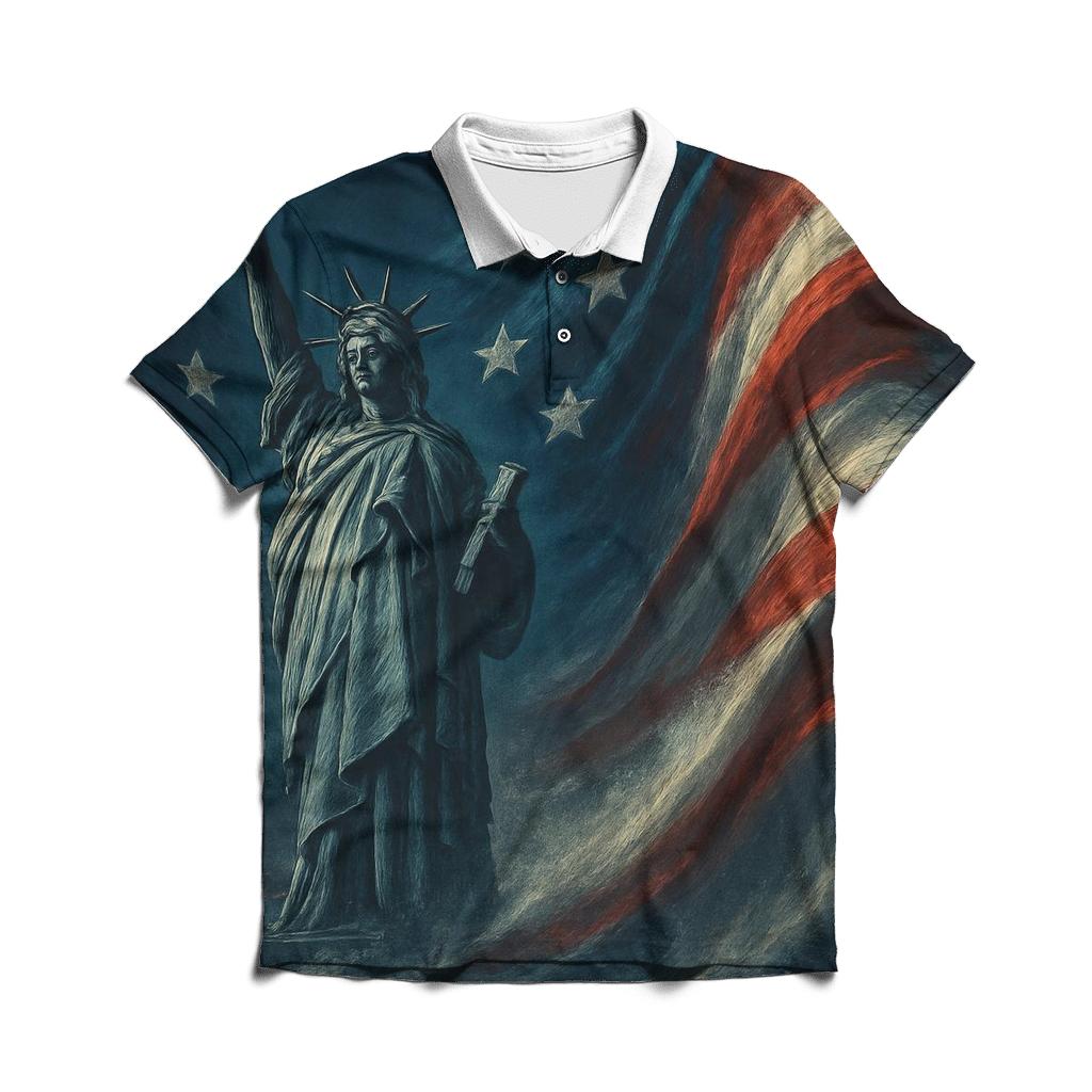 Liberty Tide Over Midnight Harbor designer slim fit polos