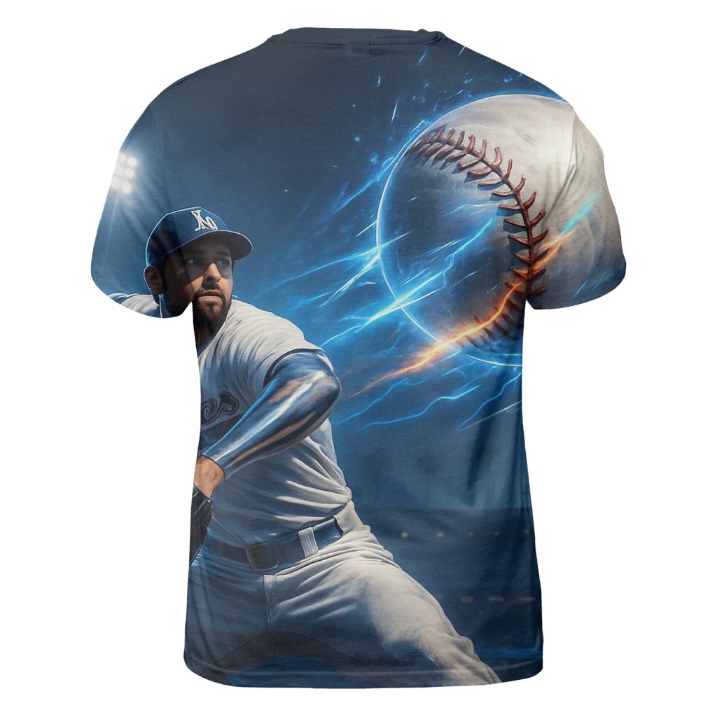 Chrome Fastball Over The Palm Lined Stadium designer pattern shirts