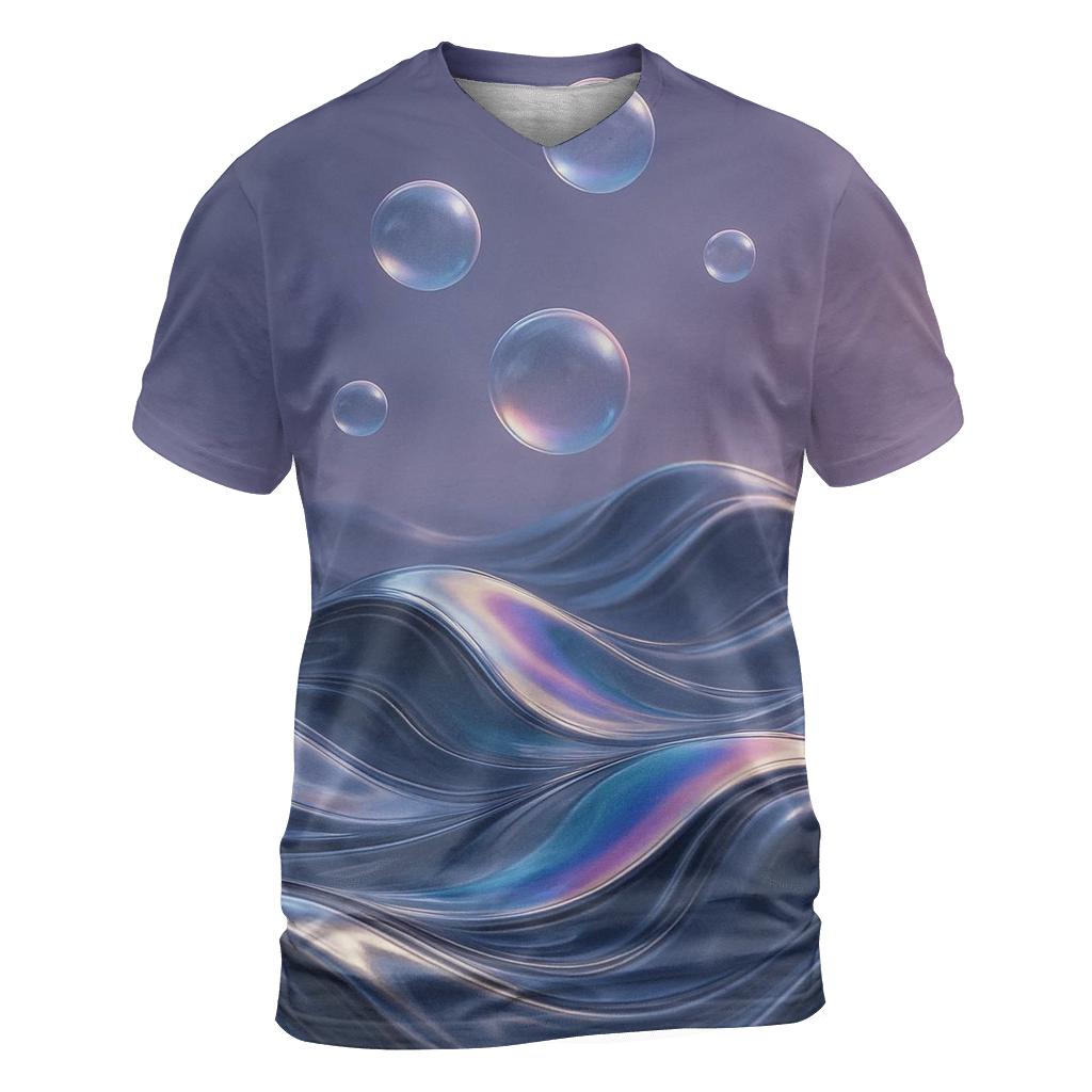 Horizon Of Melted Aurora unique graphic print tees
