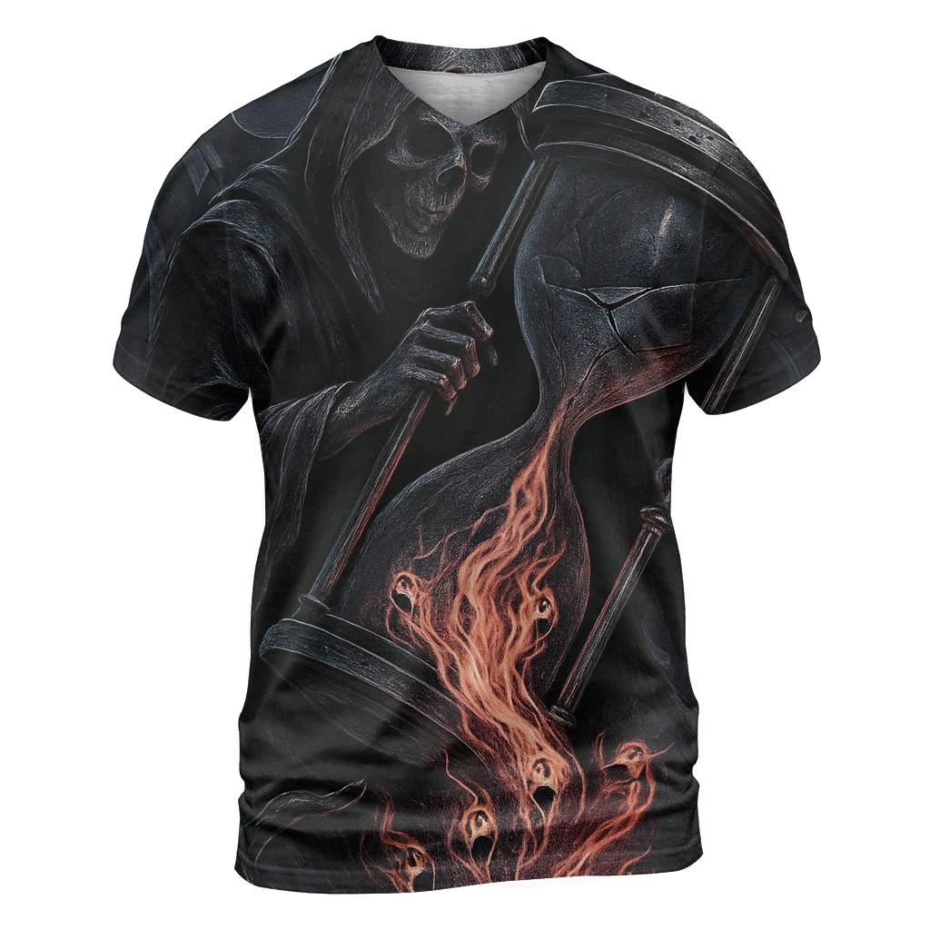 Hourglass Of The Sundered Souls trendy printed shirt styles