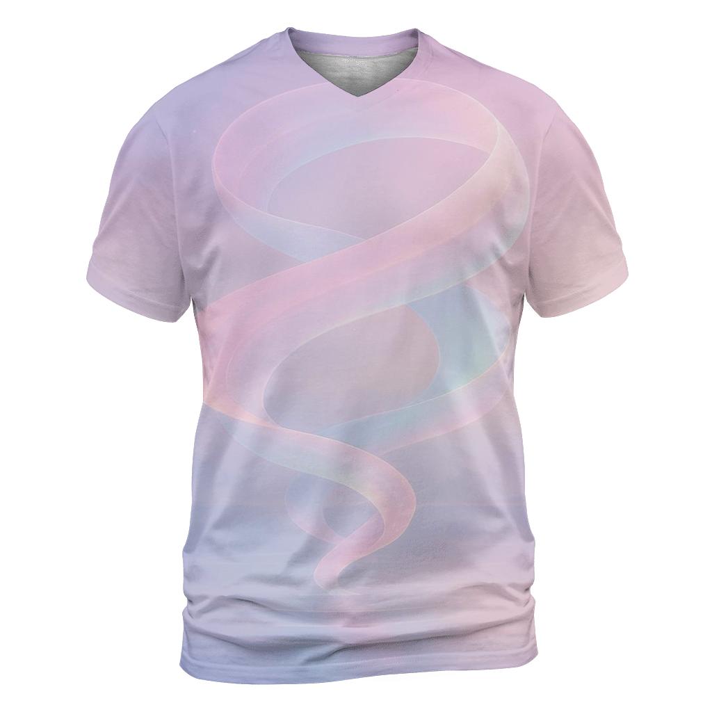 Pastel Tidal Mirage trendy printed shirt styles