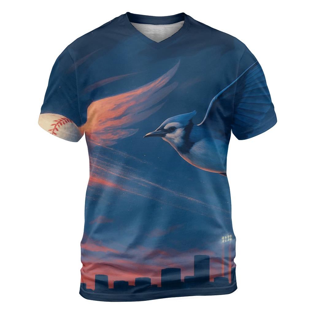 Skyline Fastball For Blue Jays Pride designer pattern shirts
