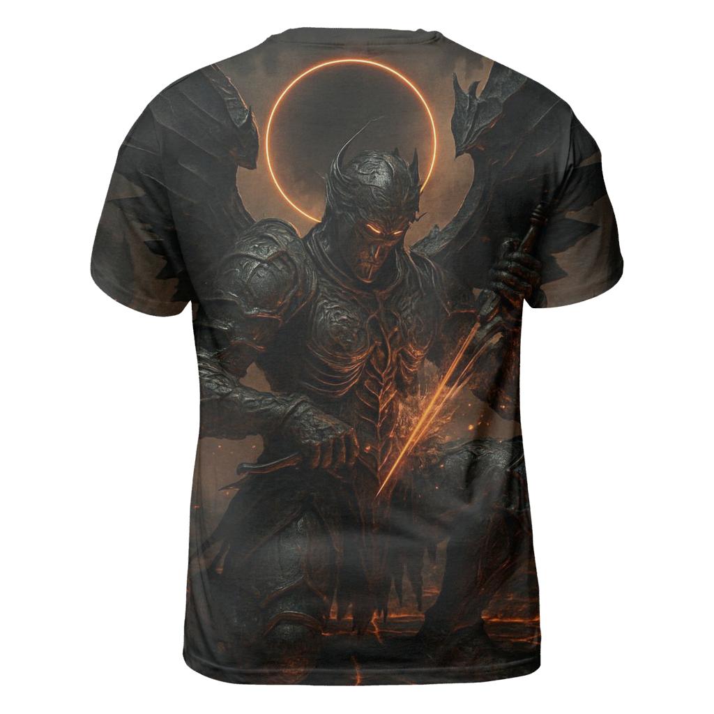 Obsidian Seraph Of The Volcanic Eclipse trendy printed shirt styles