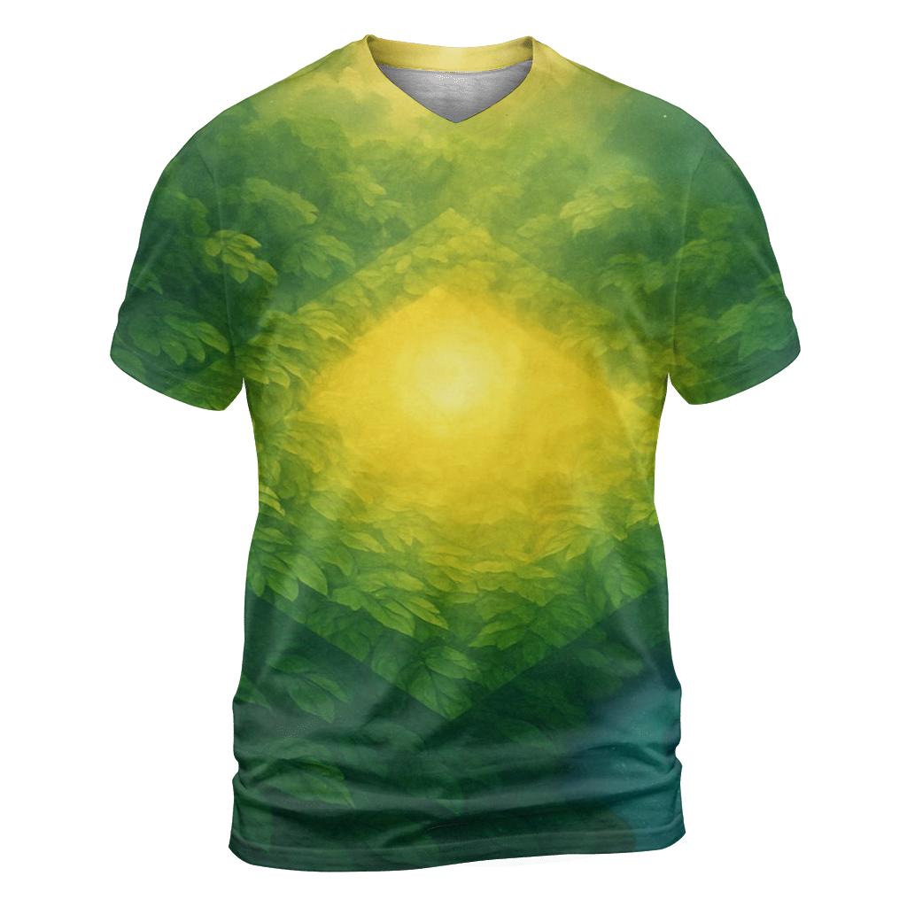 Brazil Rainforest Pulse Flag statement graphic shirts