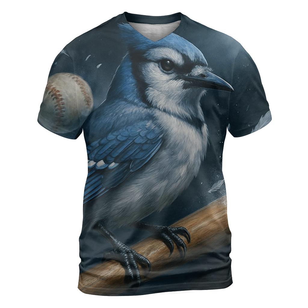 Midnight Perch Blue Jays Bat Sentinel unique graphic print tees