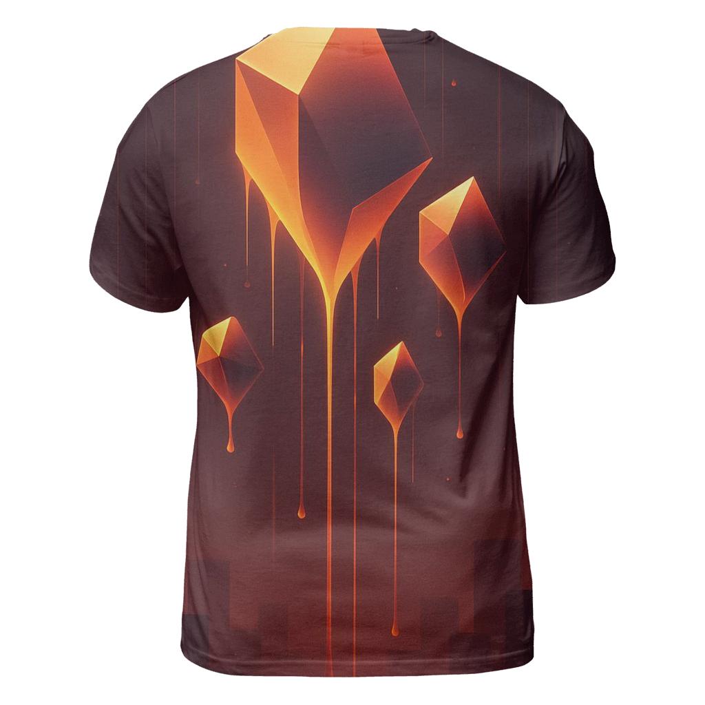 Golden Prism Rainfall designer pattern shirts