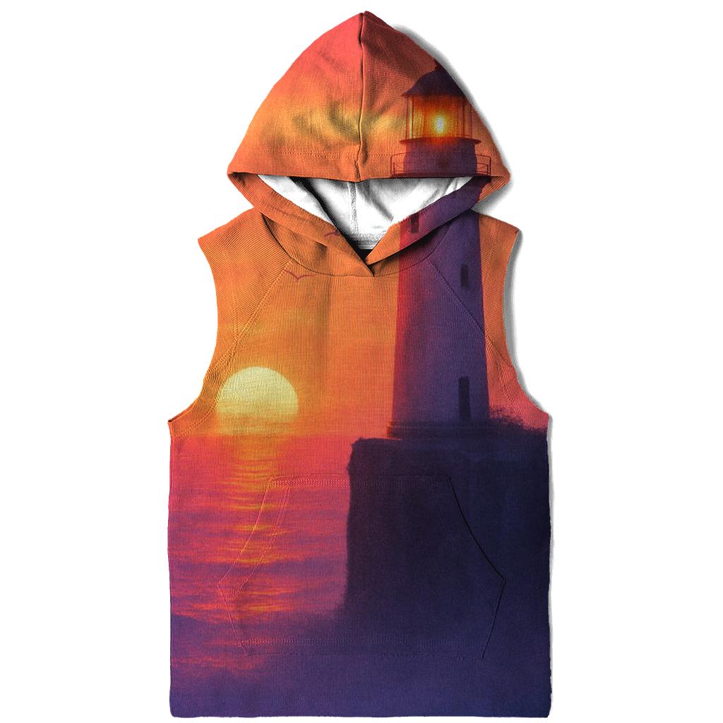 Aurora Ember Lighthouse premium hoodies