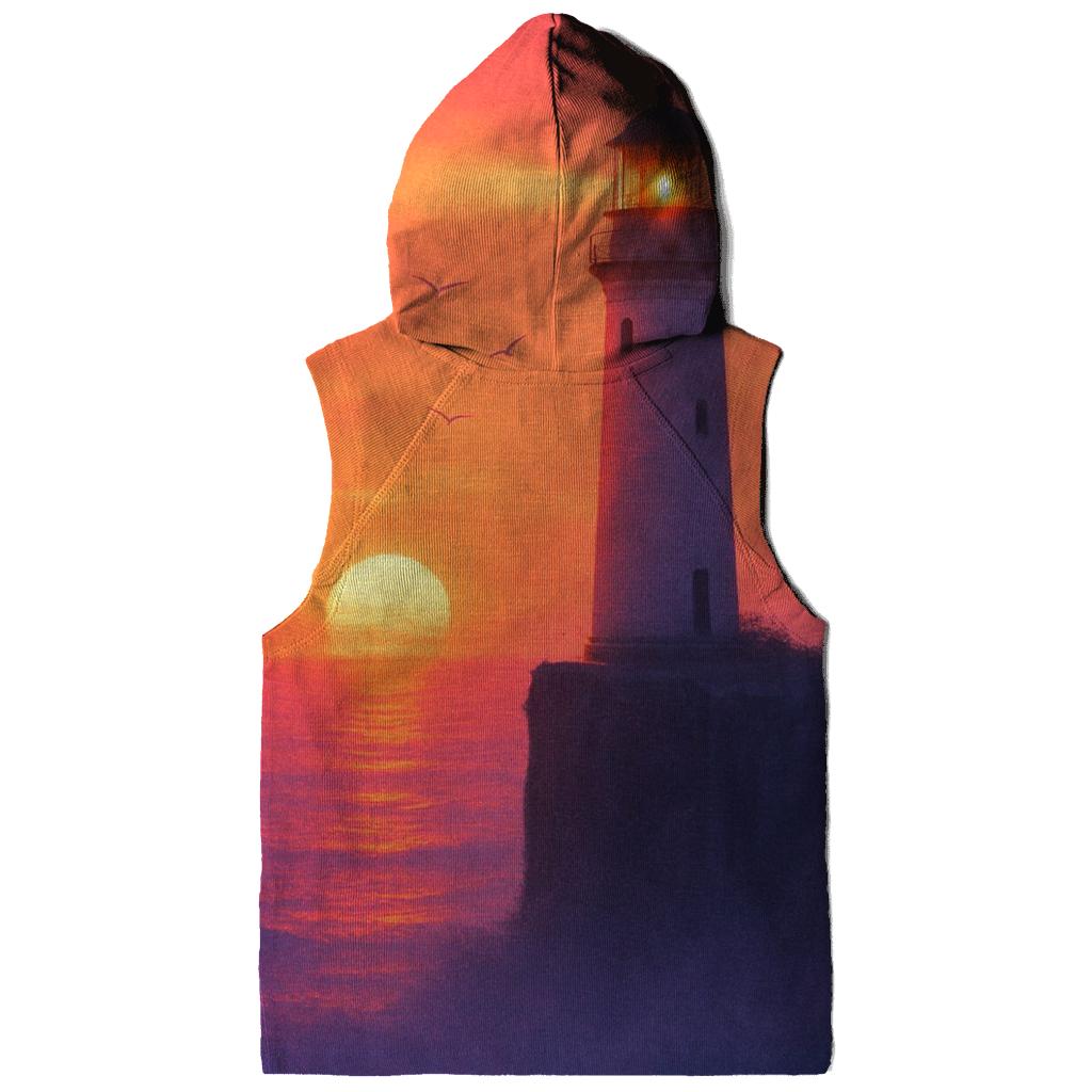 Aurora Ember Lighthouse premium hoodies