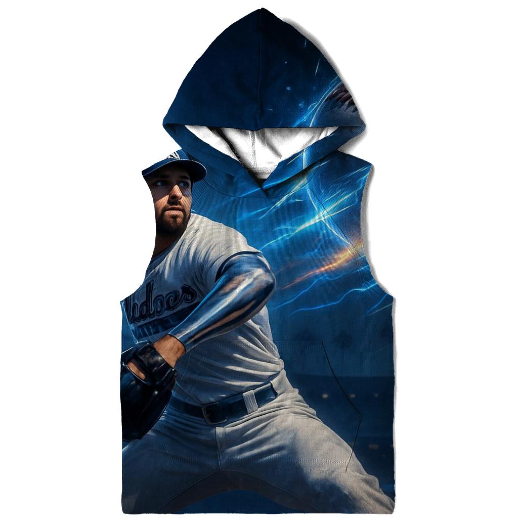 Chrome Fastball Over The Palm Lined Stadium pullover hoodies