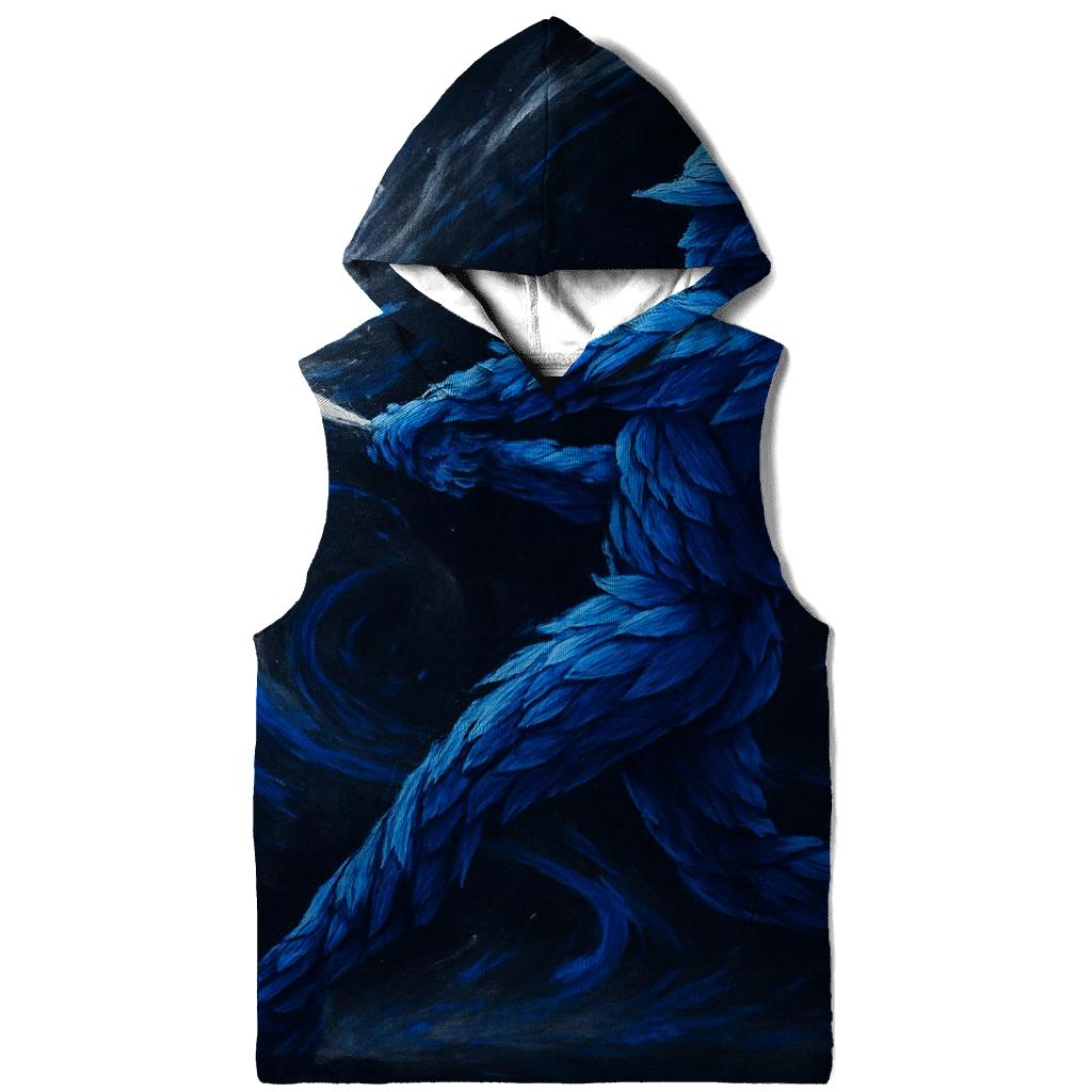 Feather Vortex With Blue Jays Velocity embroidered hoodies