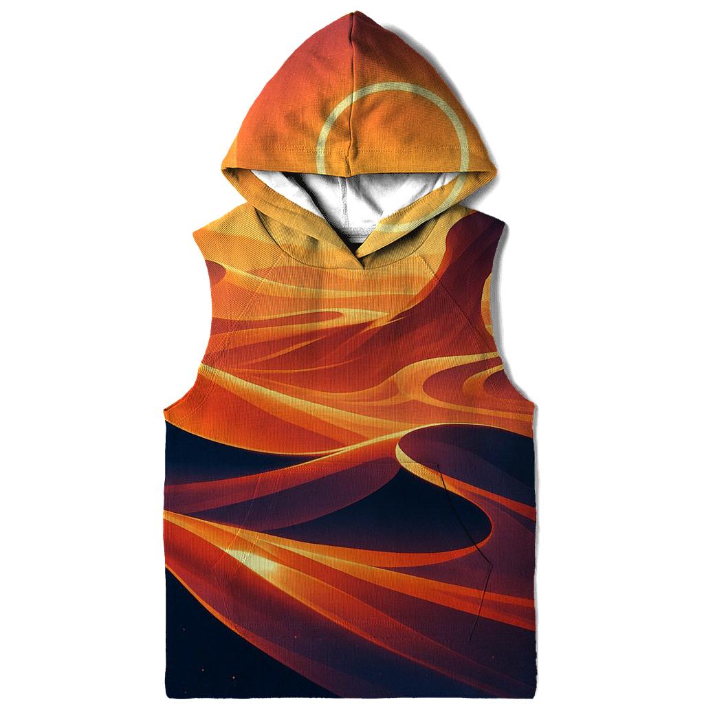 Glass Desert Sun Halo graphic hoodies