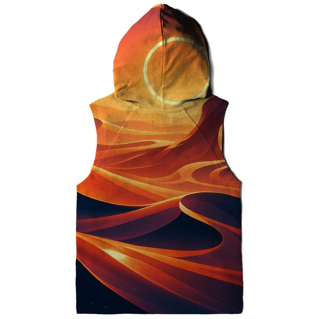 Glass Desert Sun Halo graphic hoodies