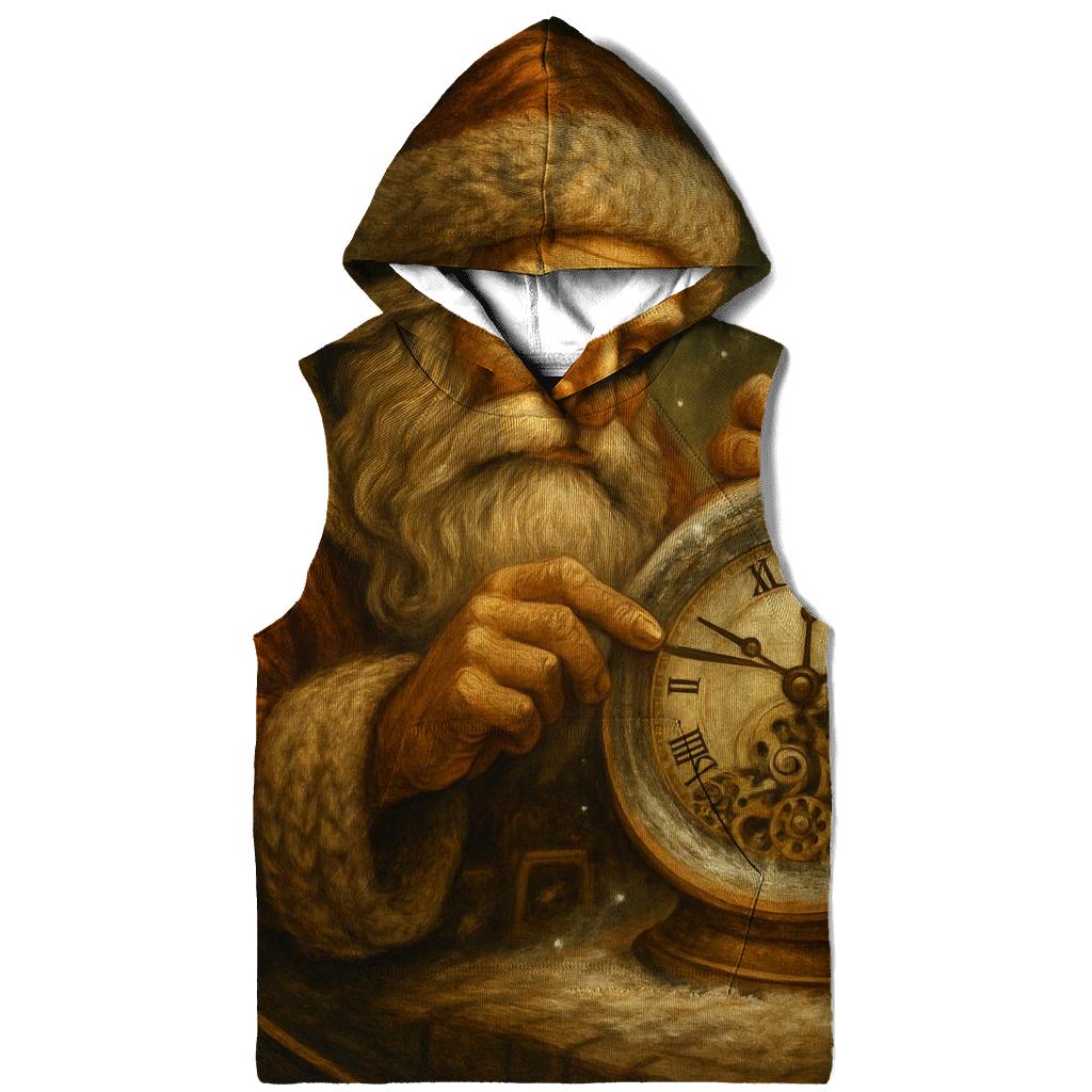 Frosted Workshop Clockmaker Santa hoodies fashion