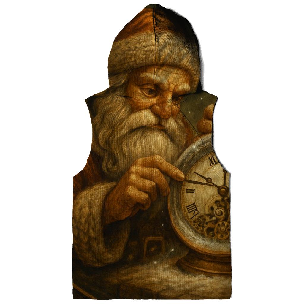 Frosted Workshop Clockmaker Santa hoodies fashion