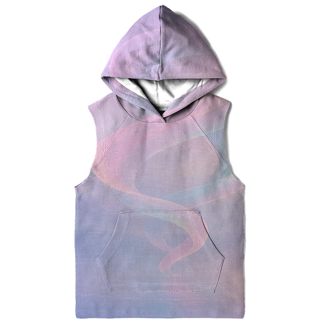 Pastel Tidal Mirage printed hoodies