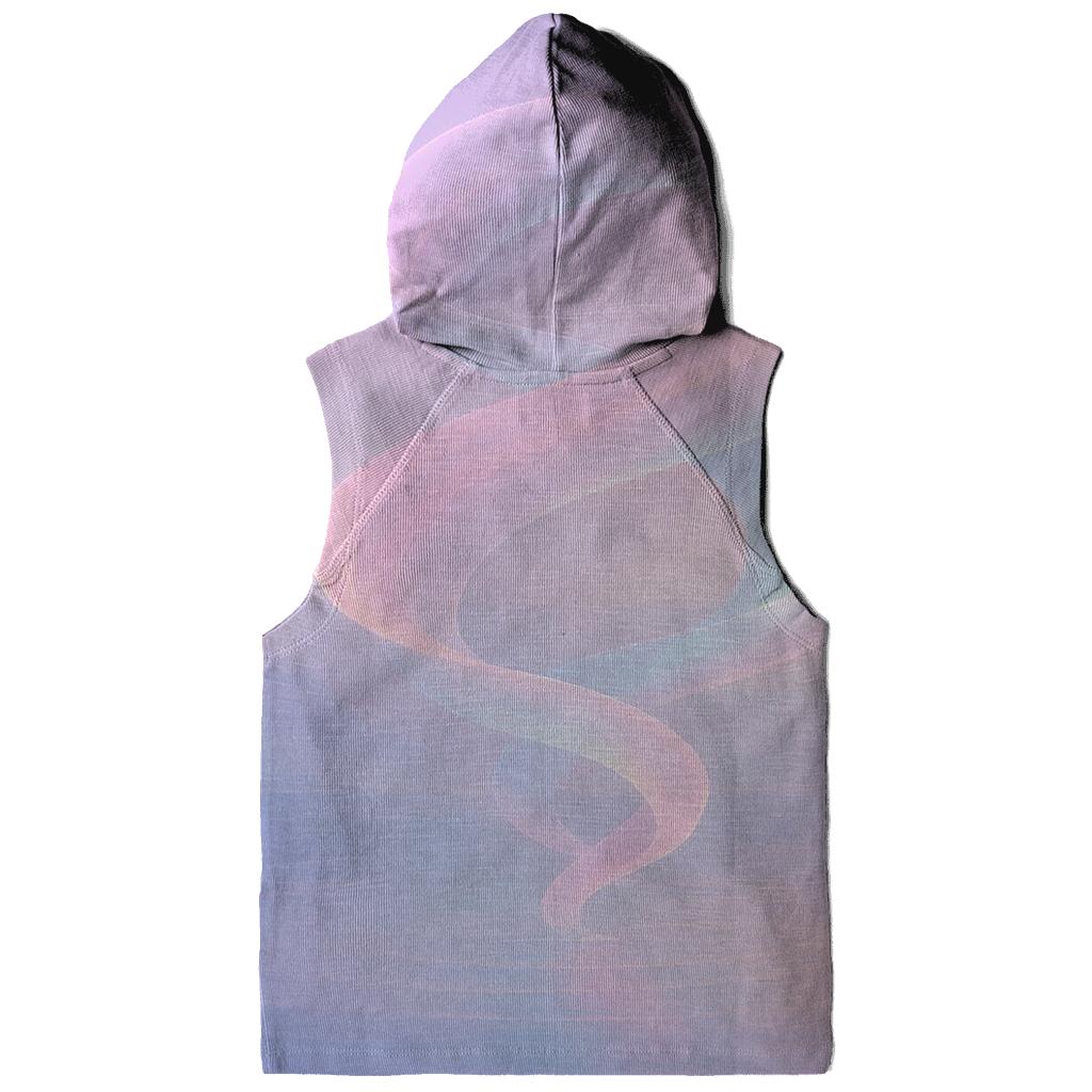Pastel Tidal Mirage printed hoodies