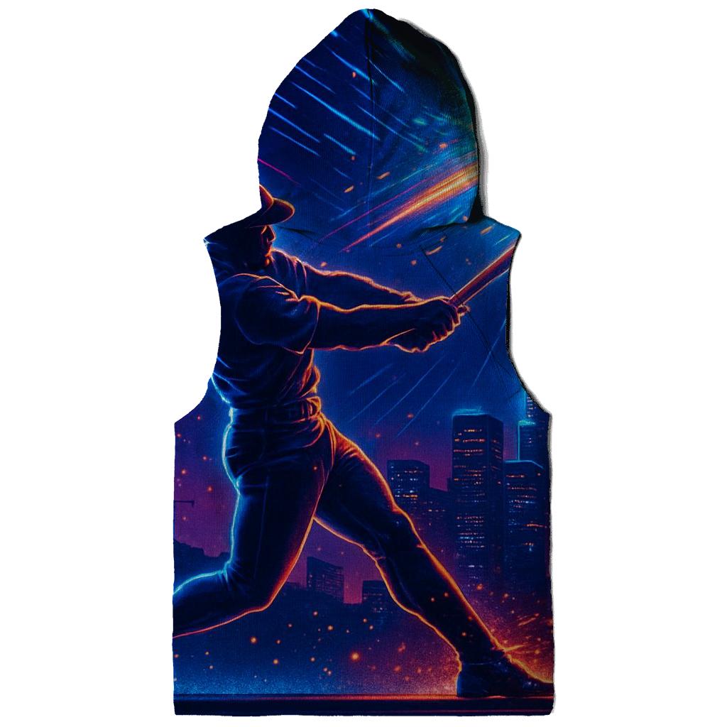 Neon Skyline Home Run Impact premium hoodies