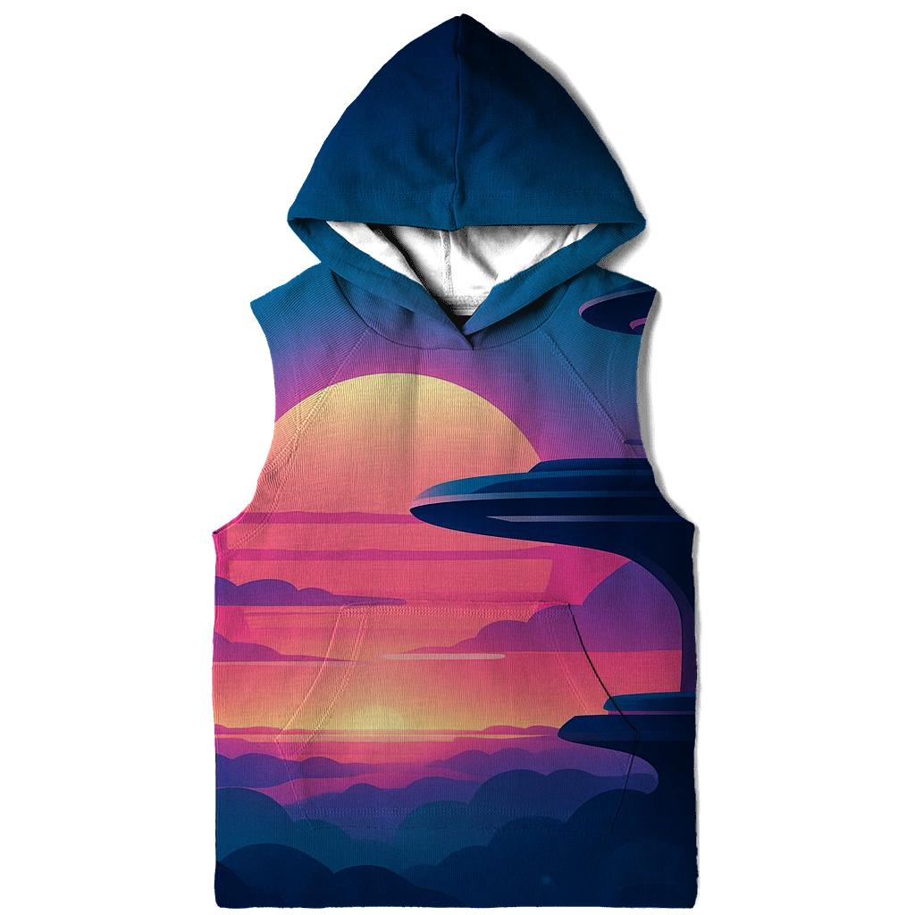 Vapor Sky Harbor Dusk lightweight hoodies