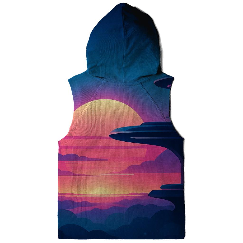 Vapor Sky Harbor Dusk lightweight hoodies