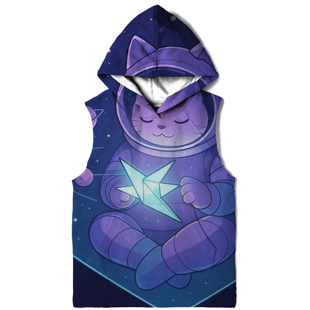 Starlit Origami Astronaut Cat hoodie trends