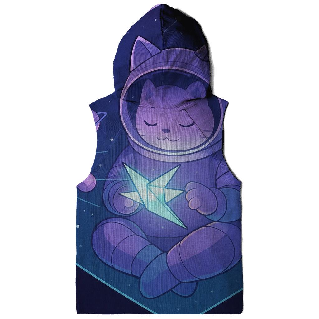 Starlit Origami Astronaut Cat hoodie trends