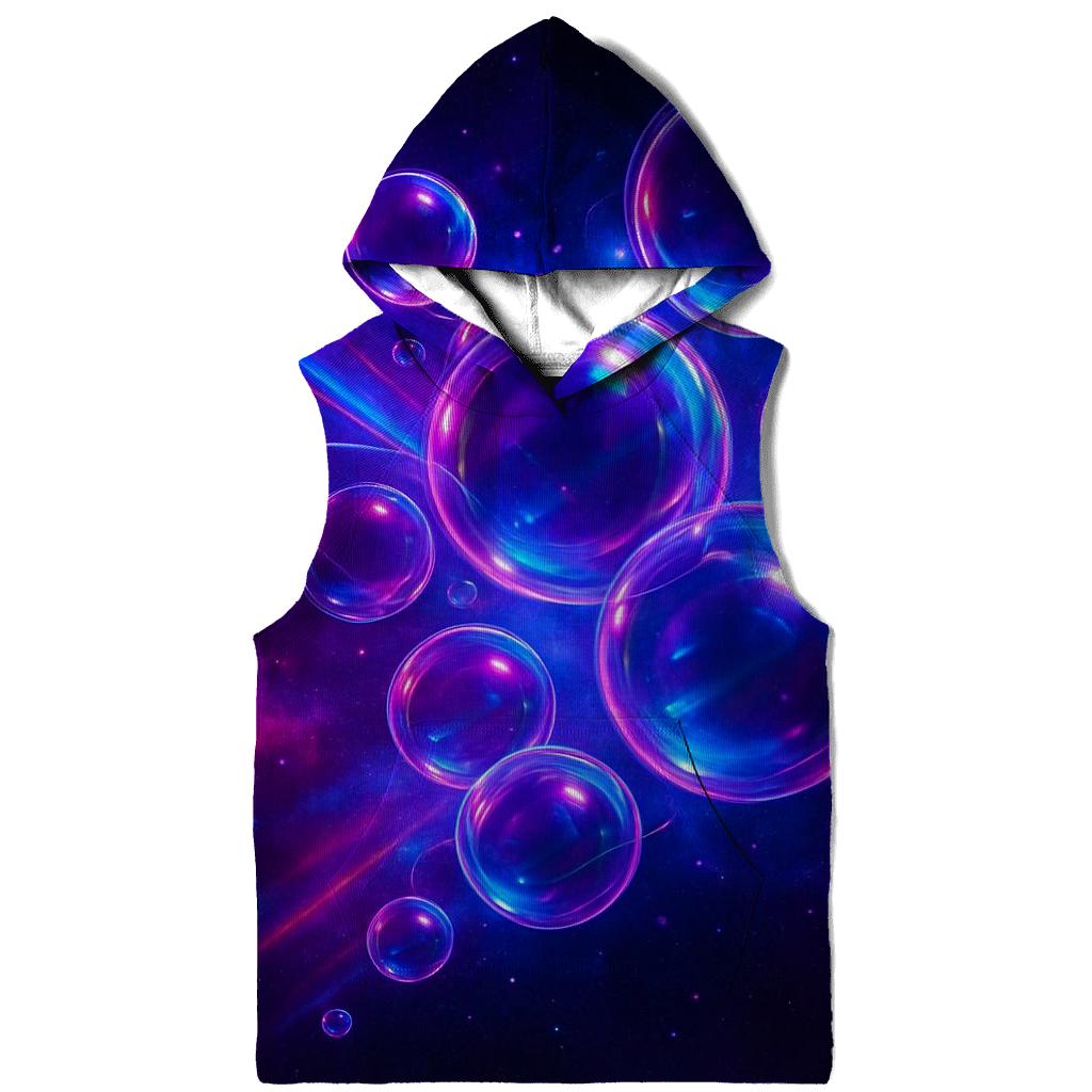 Neon Orbit Bloom lightweight hoodies