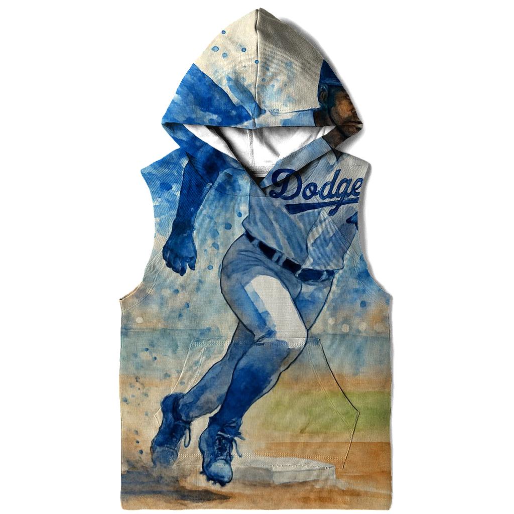 Watercolor Motion Wings Of The Rally Runner designer hoodies