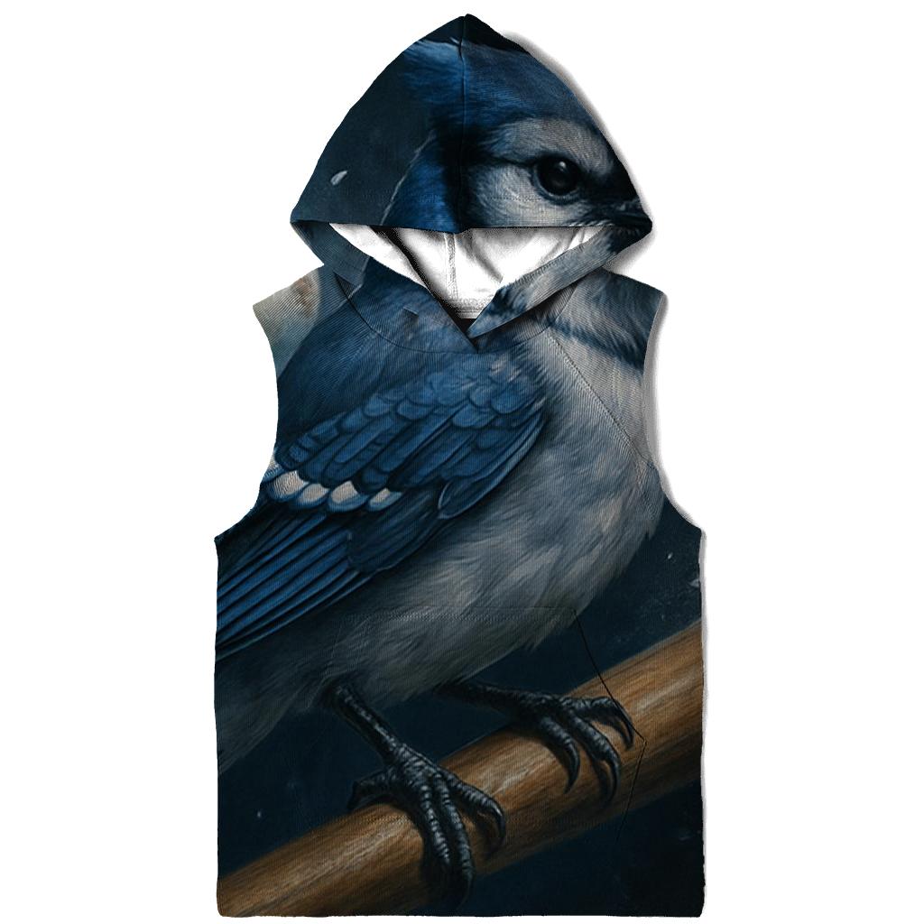 Midnight Perch Blue Jays Bat Sentinel printed hoodies