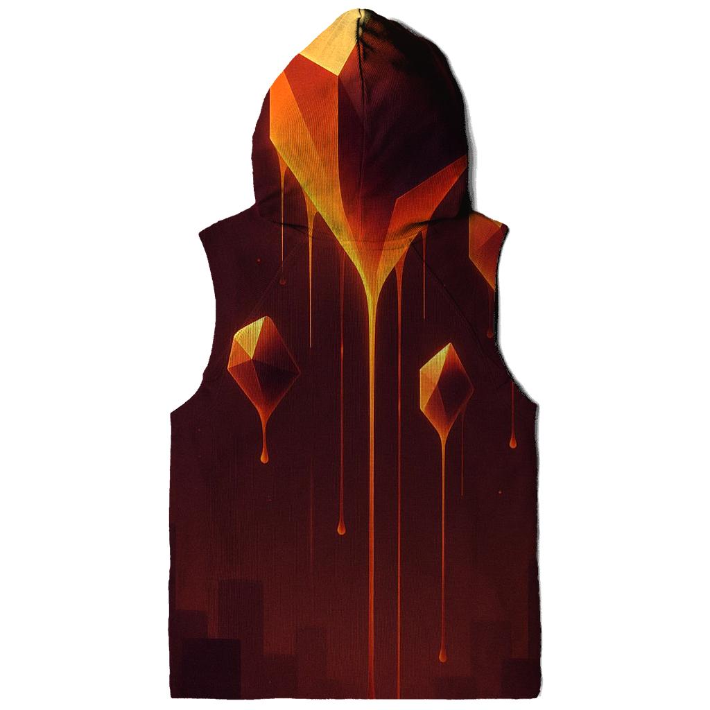 Golden Prism Rainfall graphic hoodies