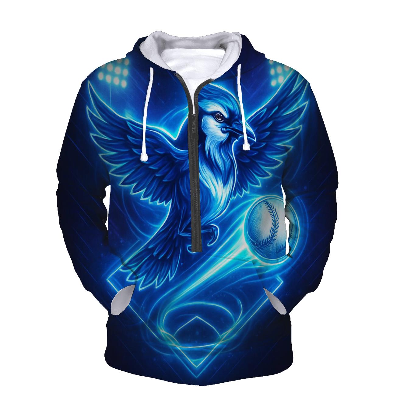 Blue Jays Aurora Diamond Surge embroidered hoodies