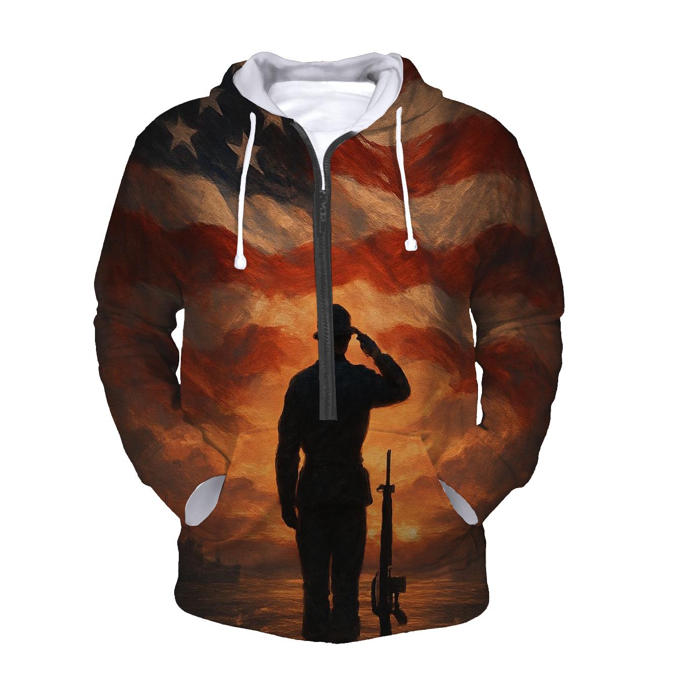 Harbor Watch Liberty Crest hoodie designs