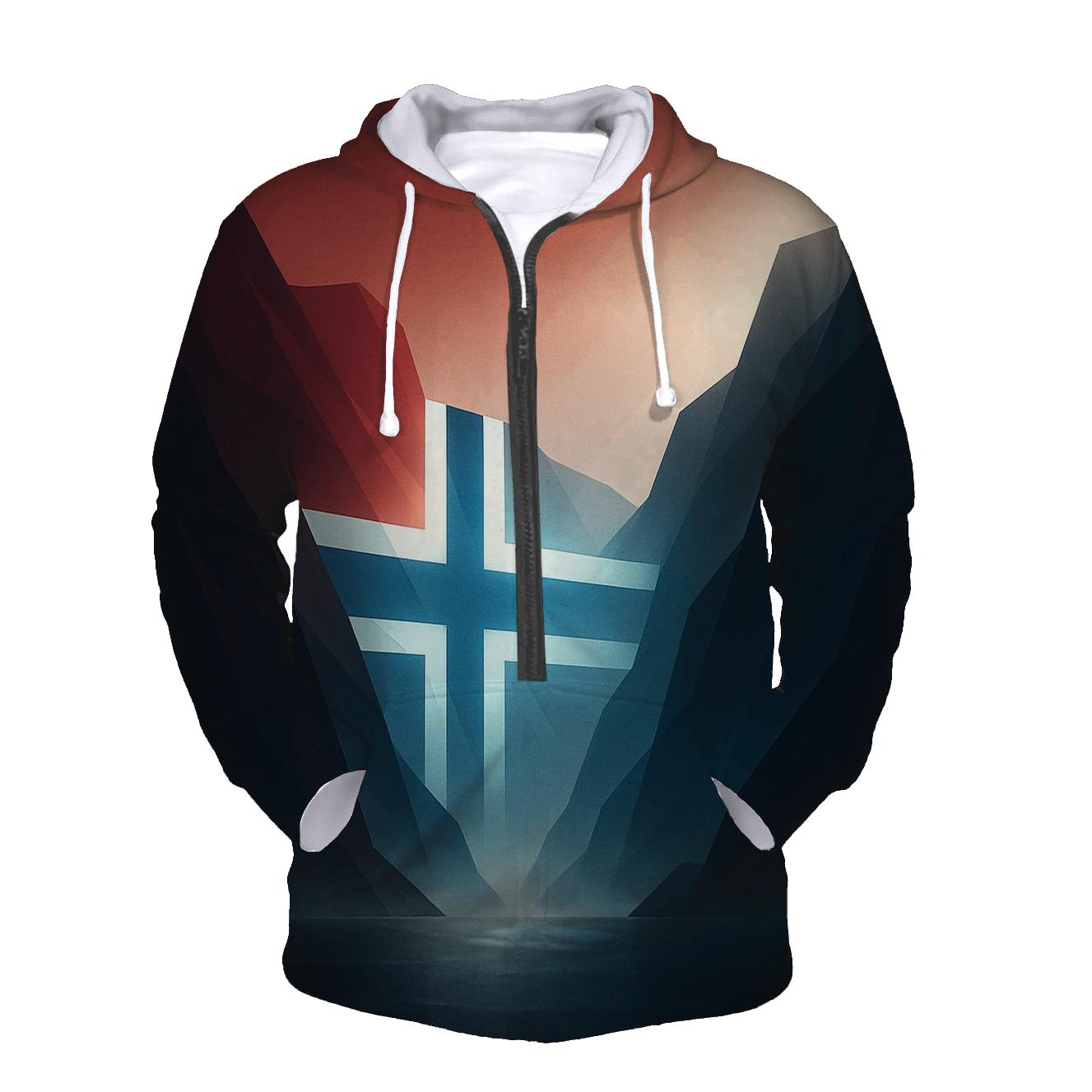 Norway Fjord Crosslight heavyweight hoodies